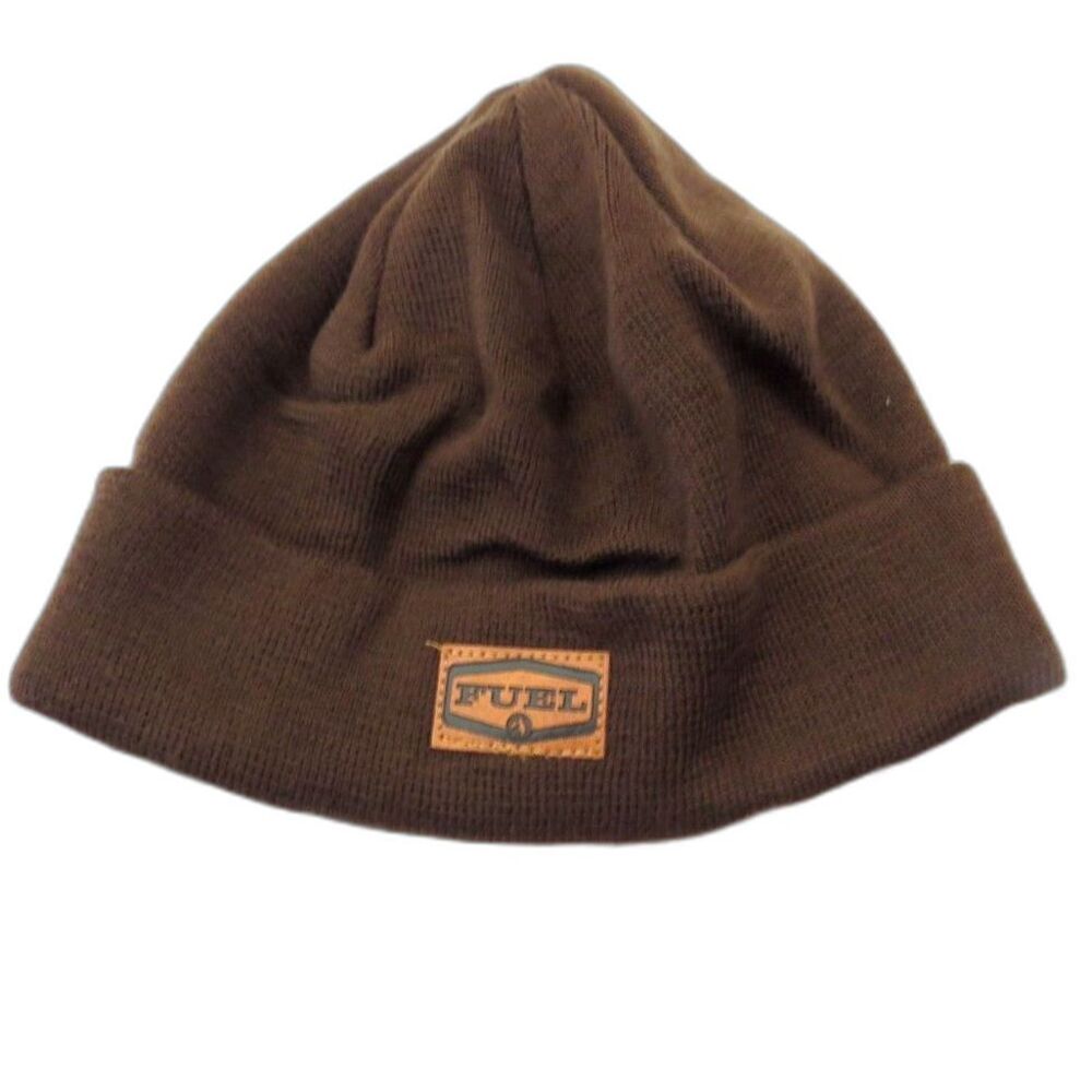 Fuel Motorcycles Dockyard Knit Beanie Brown OS Biker/Gorpcore NIP